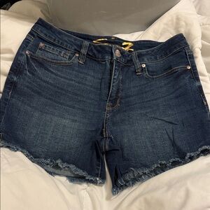 Seven7 Dark Blue Jean Shorts